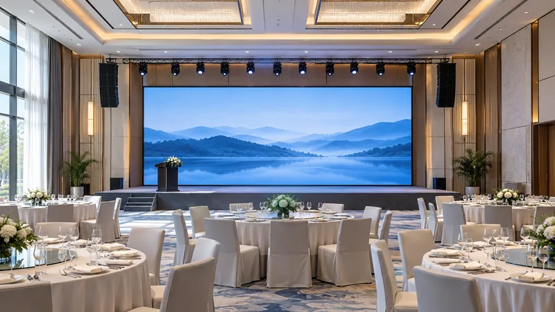 酒店宴会空间LED应用示意